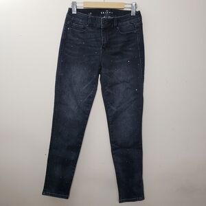 WHBM Mid Rise Skinny Ankle Stone Jeans Size 2